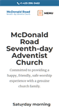 Mobile Screenshot of mcdonaldroad.org